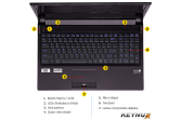 EJIAYU Clevo P150SMA Portable Clevo P150SMA format 15.6"