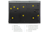 EJIAYU Clevo P177SM Ordinateur portable Clevo P177SM sans OS
