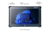 EJIAYU Tablette Durabook R11 AV Tablette tactile étanche eau et poussière IP66 - Incassable - MIL-STD 810H - MIL-STD-461G - Durabook R11