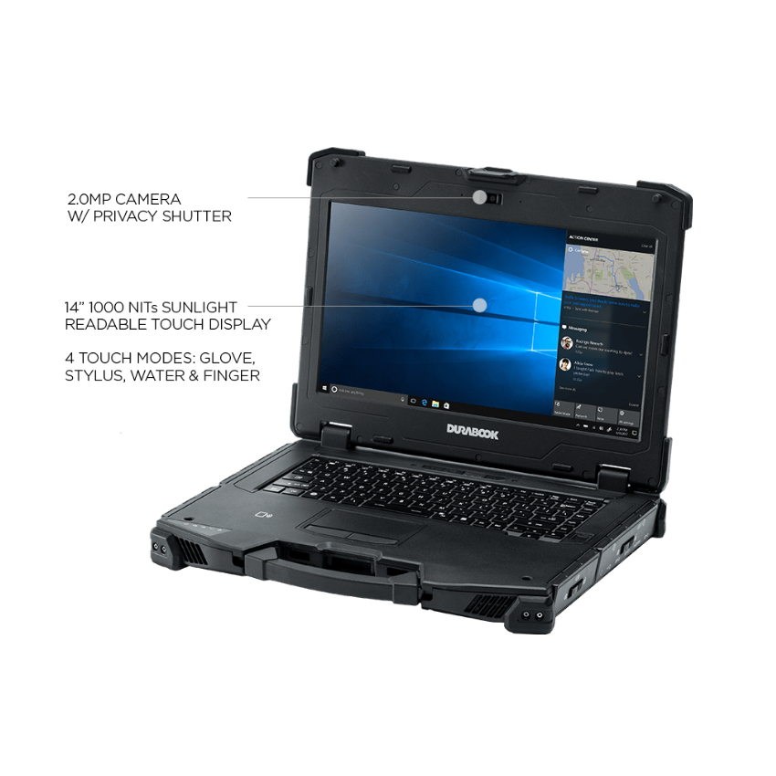 Durabook Z14i V2 Server - Portable Durabook militarisé Z14i - EJIAYU