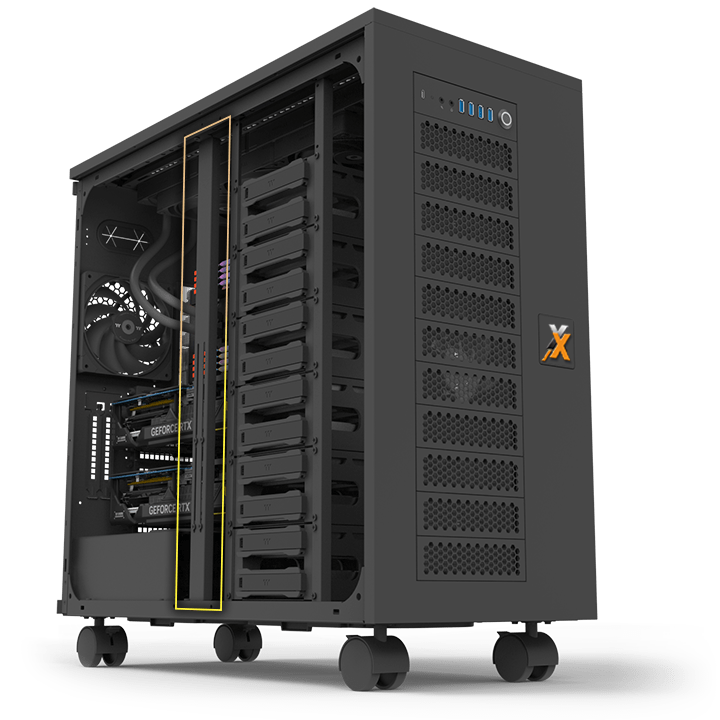 Forensic 890 - PC fixe, PC industriel, ordinateur compatible Ubuntu, Debian, Fedora, Mint, Windows - Boîtier Forensic - EJIAYU