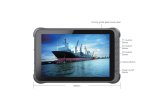 EJIAYU Tablette KX-10R Tablette 10 pouces incassable, antichoc, étanche, écran tactile, très grande autonomie, durcie, militarisée IP65 - KX-10Q