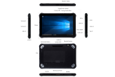 EJIAYU Tablette KX-12K Tablette tactile durcie militarisée IP65 incassable, étanche, très grande autonomie - KX-12K